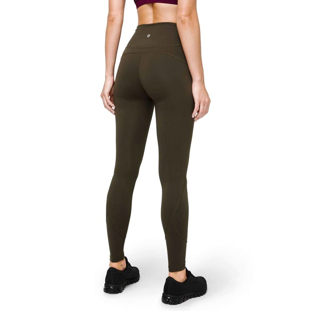 Lululemon In Movement Tight 28" *Everlux Dark Olive